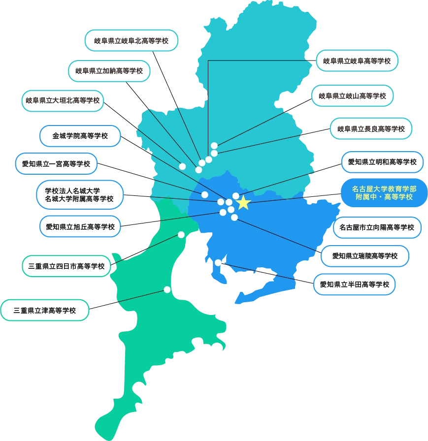 参画校の地図
